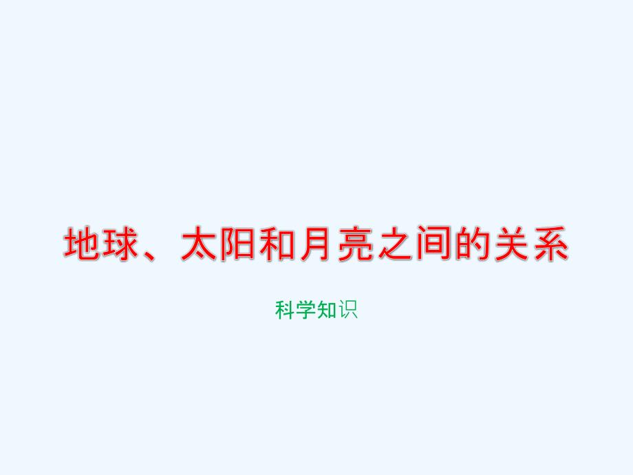 地球、太阳和月亮课件_第1页