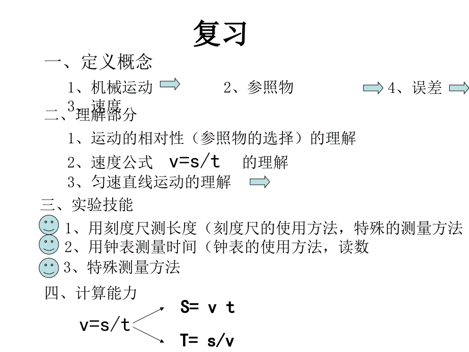 初三物理上学期测量复习课_第1页