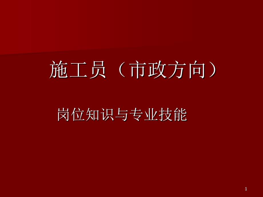 岗位知识与专业技能_第1页