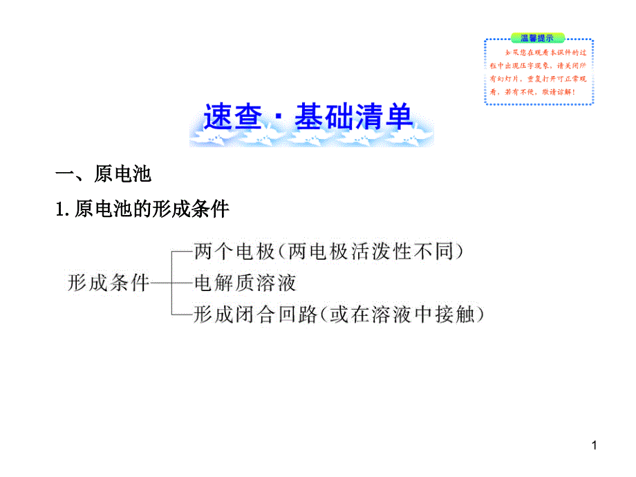 原电池的形成条件_第1页