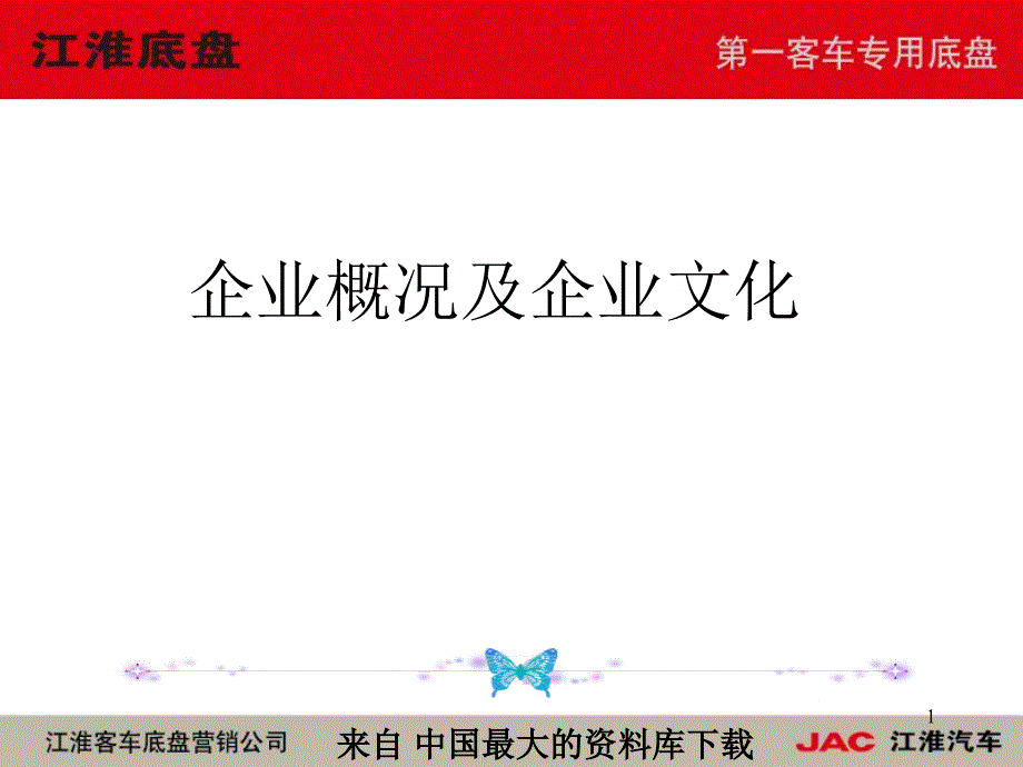 XX客车底盘营销公司企业概况及企业文化（PPT 36页）_第1页