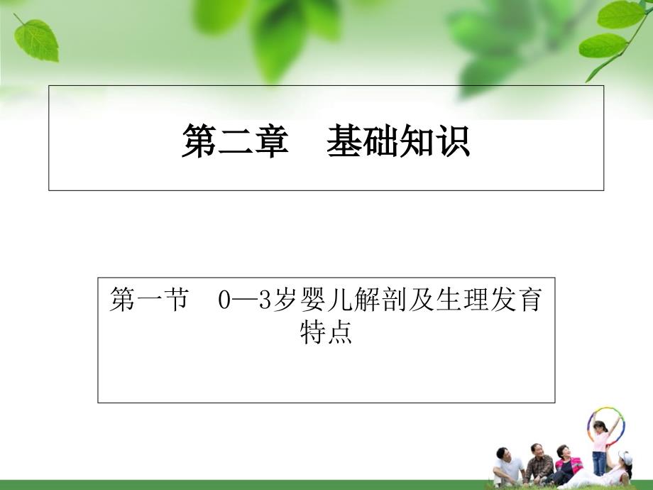 0~3岁婴儿解剖生理发育特点_第1页