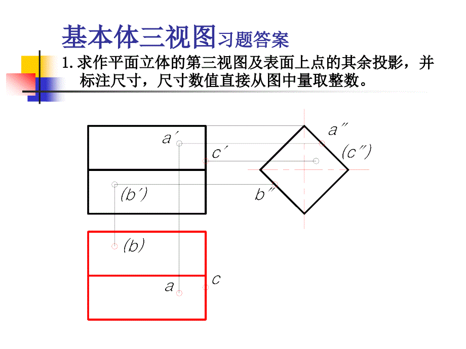 习题解答基本体的三视图_第1页