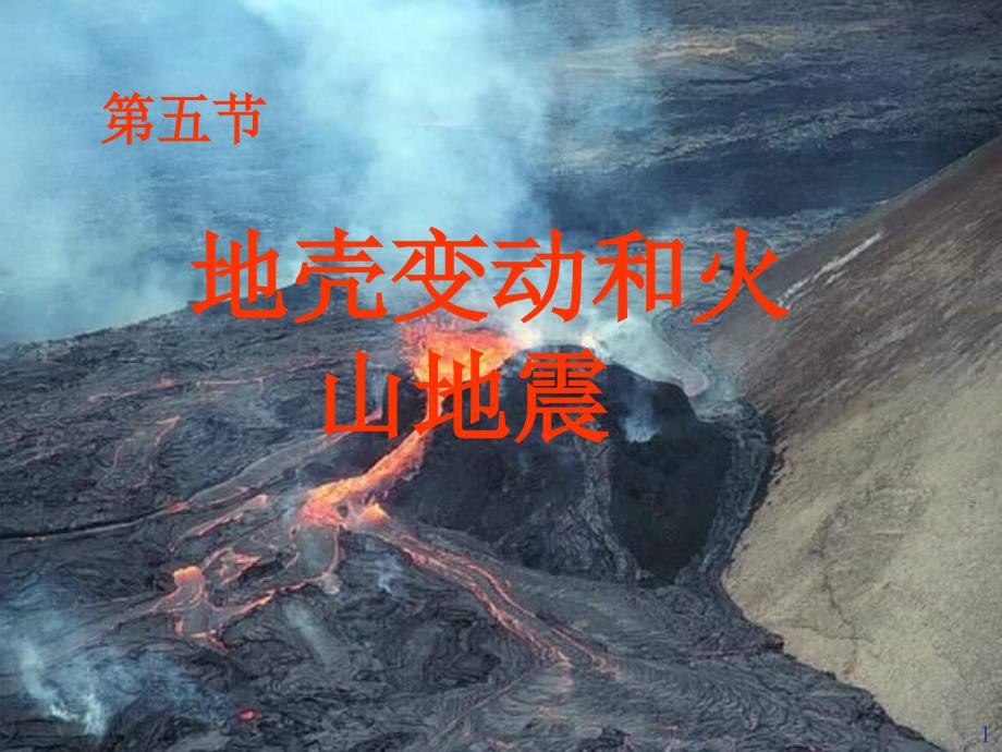 地壳变动和火山地震PPT七下_第1页