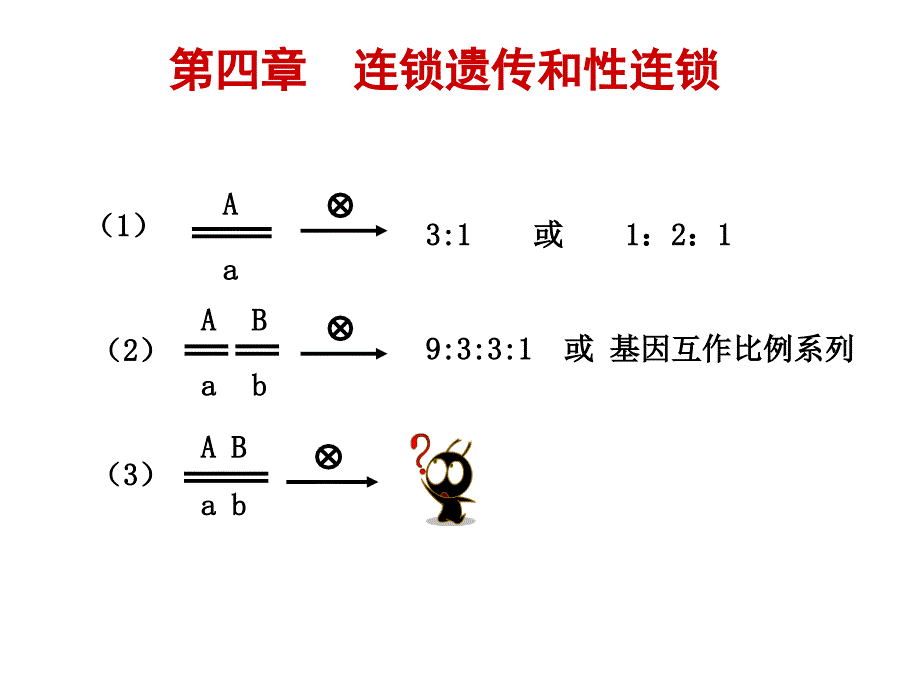 连锁遗传和性连锁培训课程_第1页