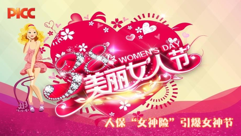 人保“女神险”引爆女神节(百万无忧三八节企划)_第1页