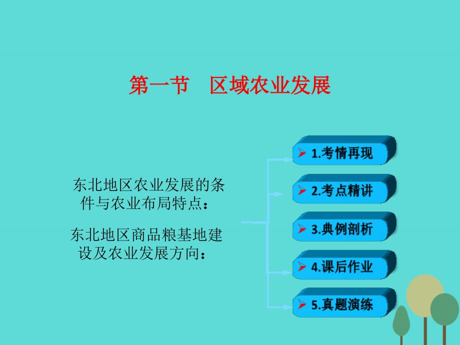 【创新设计】高考地理一轮复习 第十六章 区域经济发展 第一节 区域农业发展课件 新人教版_第1页