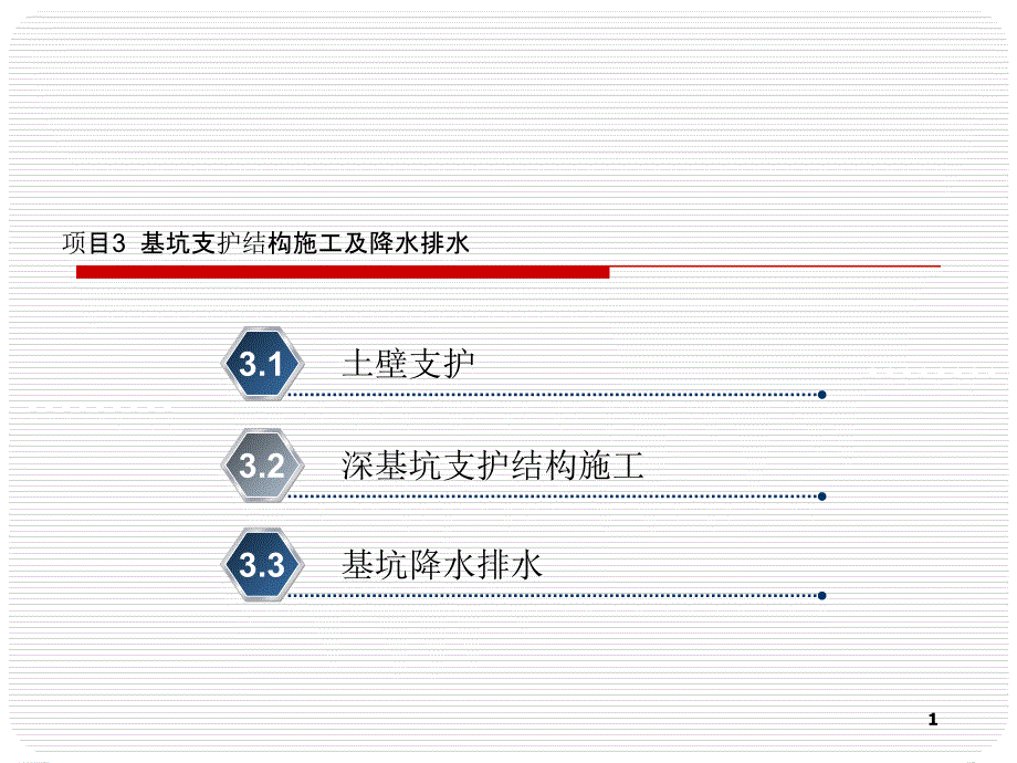 项目基坑支护结构施工及降水排水_第1页