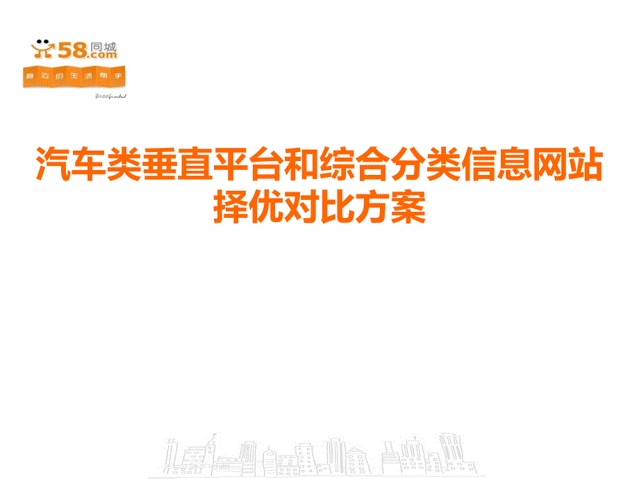 汽车类垂直平台和综合分类信息网站择优对比方案_第1页