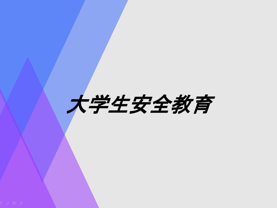 大学生安全教育_第1页