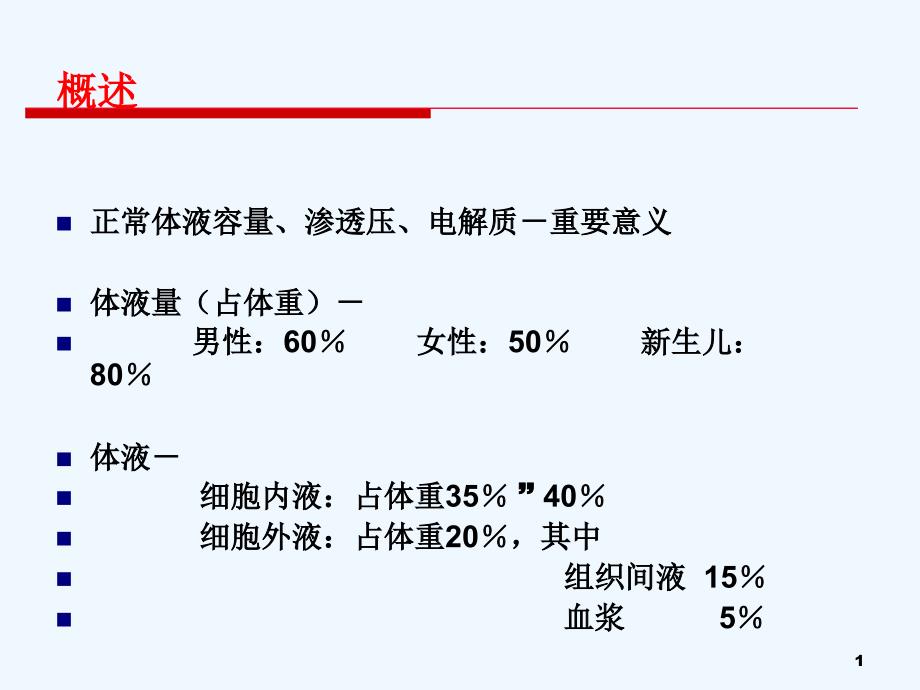 外科水电解质和酸碱平衡失调_第1页