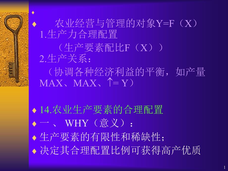 农业经营与管理的对象YFX_第1页