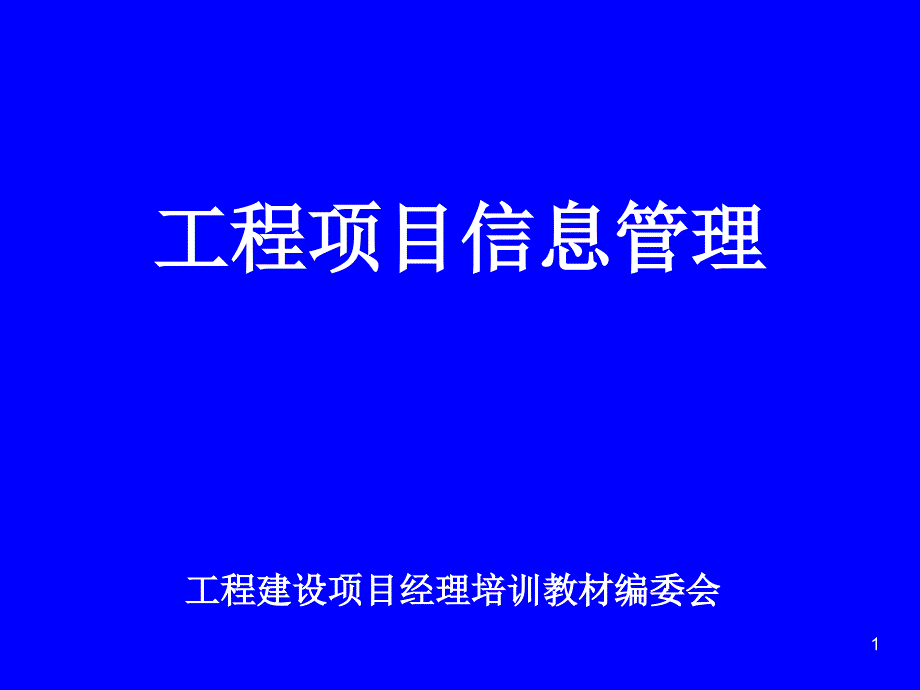 工程项目信息管理(-12)_第1页