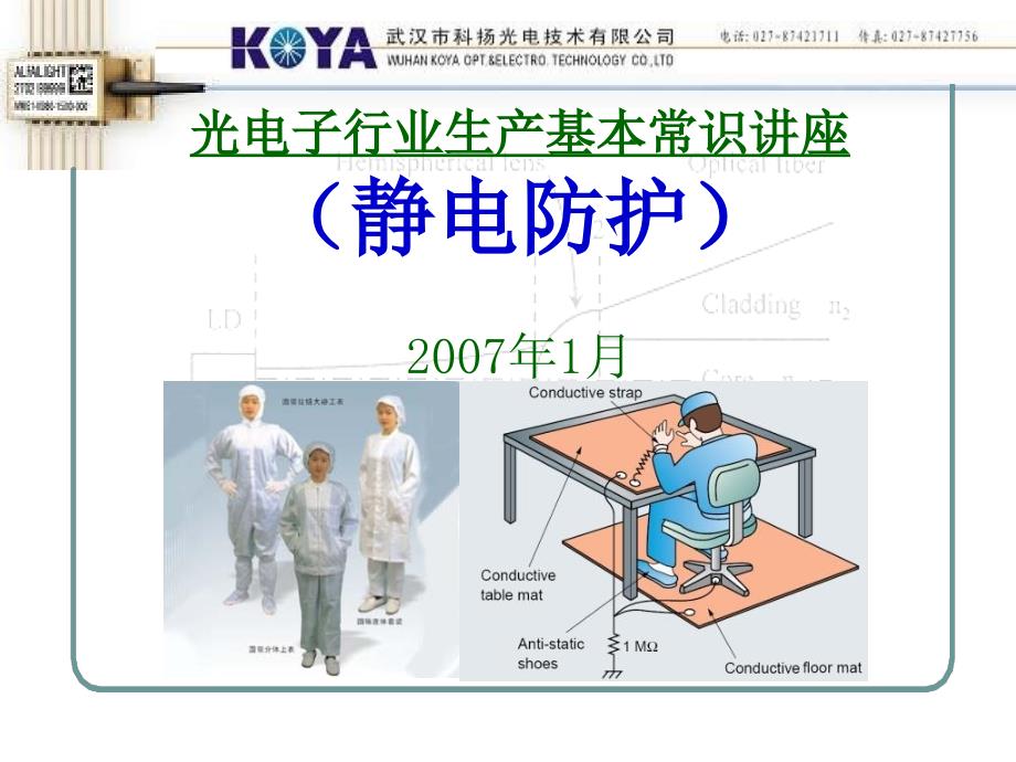 光电子行业基础(静电防护课件_第1页