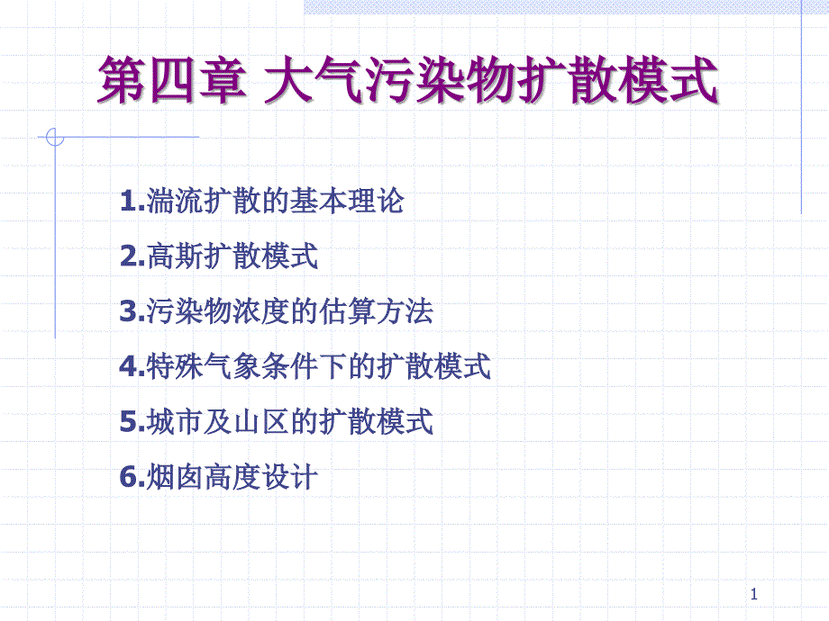 大气大气污染浓度估算模式_第1页