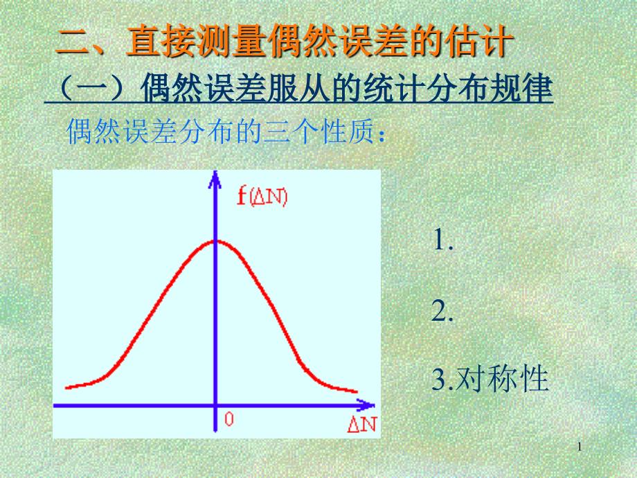 大物实验理论课3新2误差估计_第1页