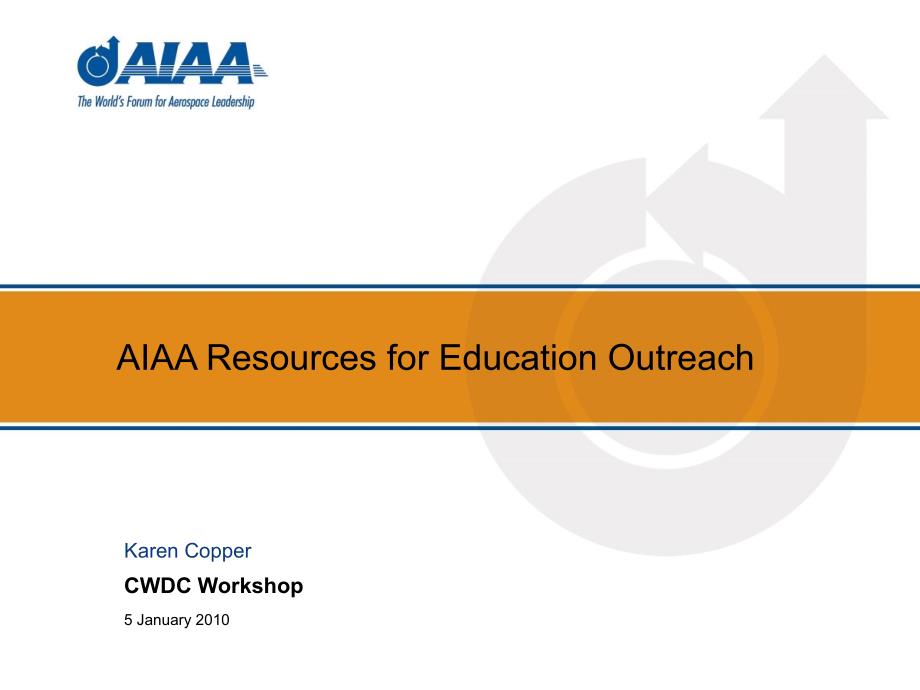 aiaa american institute of aeronautics and astronautics (aiaa)_第1页