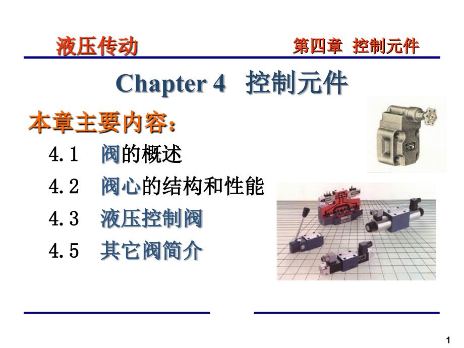 控制元件流量阀_第1页