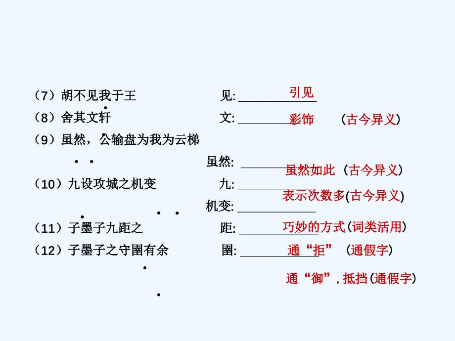 中考语文总复习九下文言知识课件2_第1页