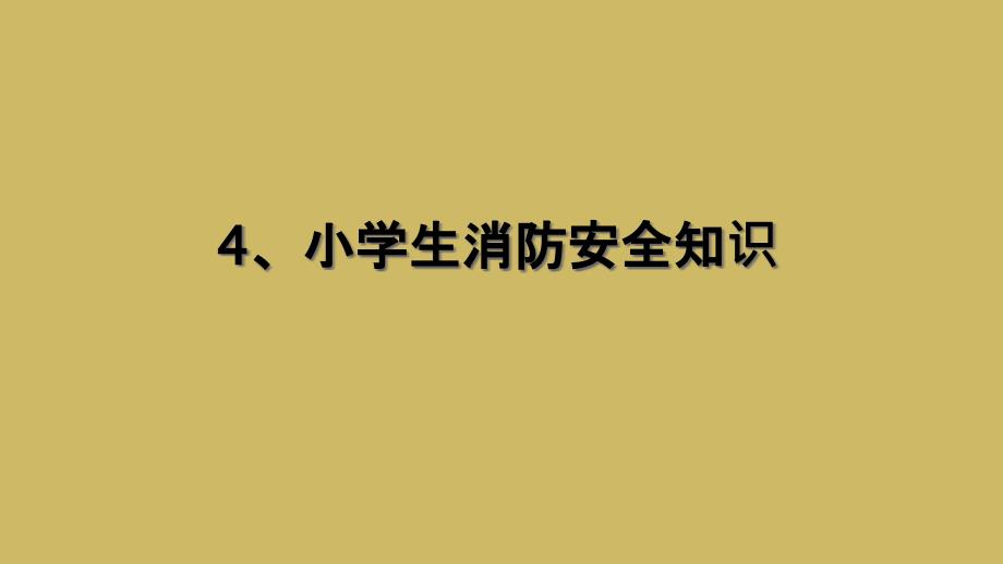 4小学生消防安全知识_第1页