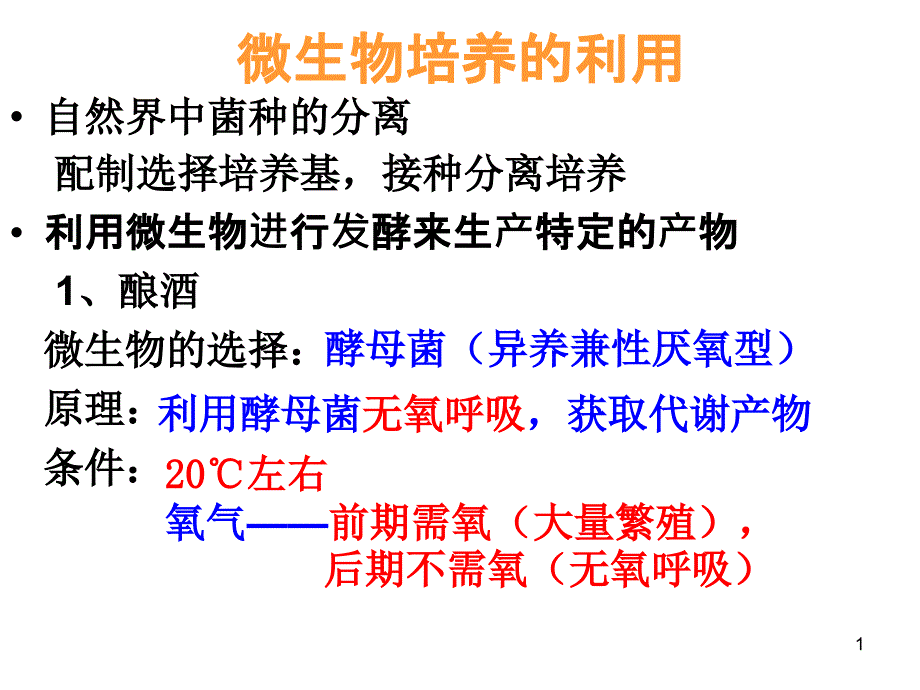 微生物的利用发酵产物_第1页