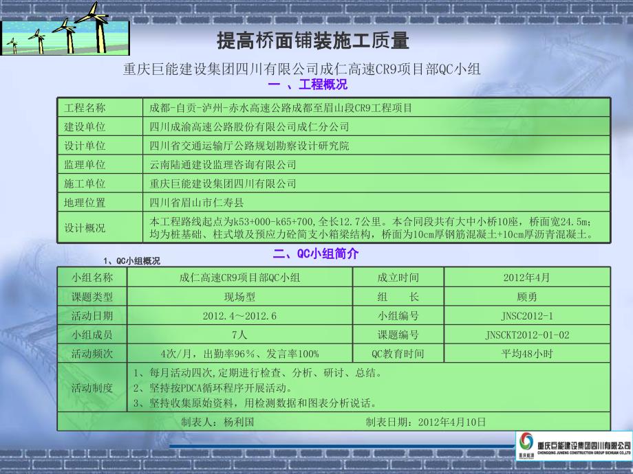 [QC成果]提高桥面铺装施工质量_第1页