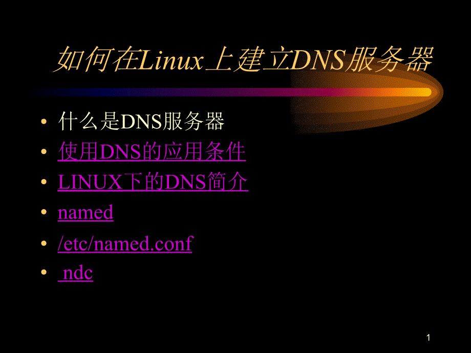 如何在Linux上建立DNS服务器_第1页