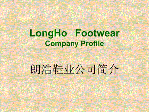 朗浩鞋业公司简介正式版本