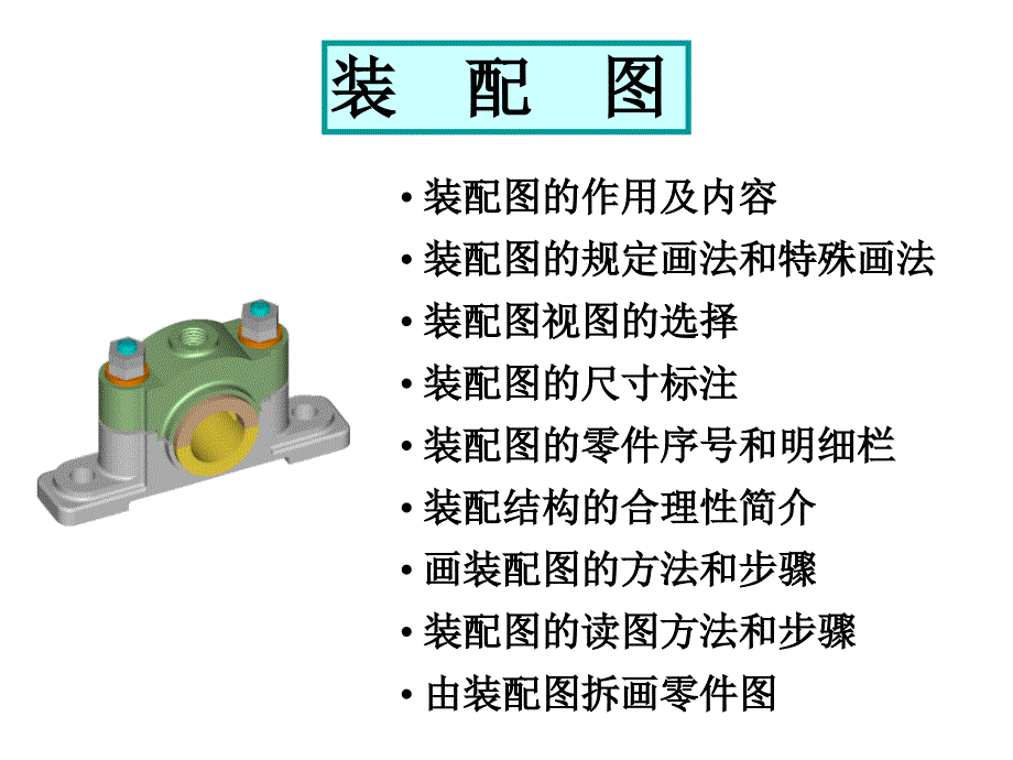 机械制图装配图_第1页