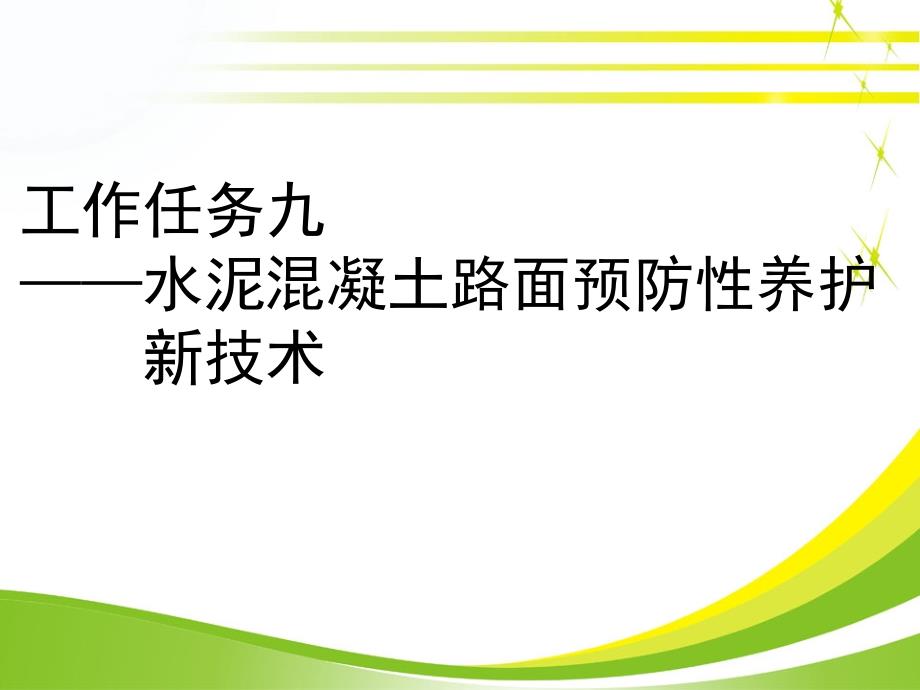 水泥混凝土路面预防性养护技术_第1页