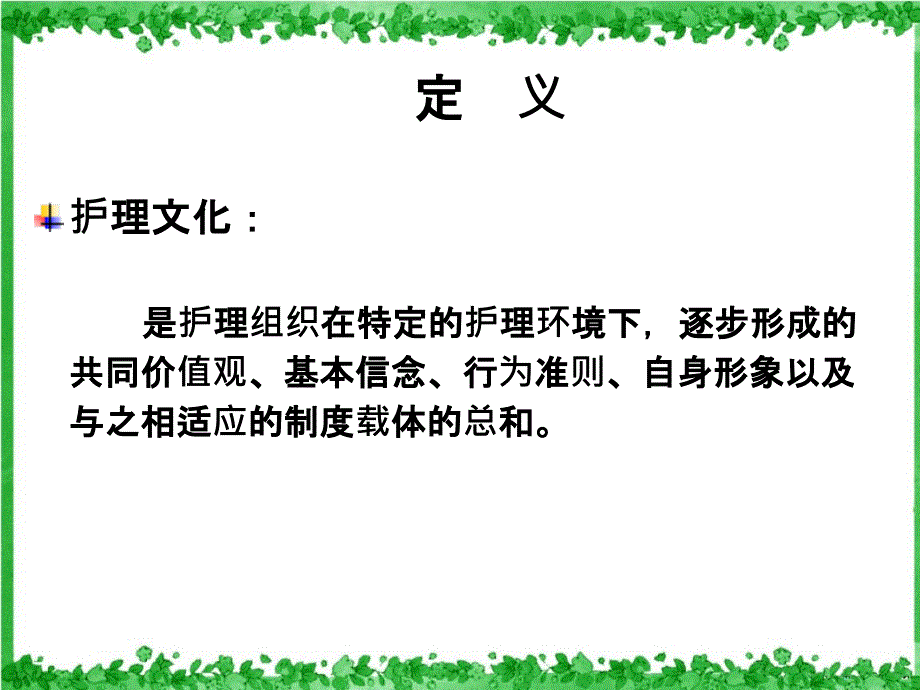 护理文化建设和团队执行力_第1页