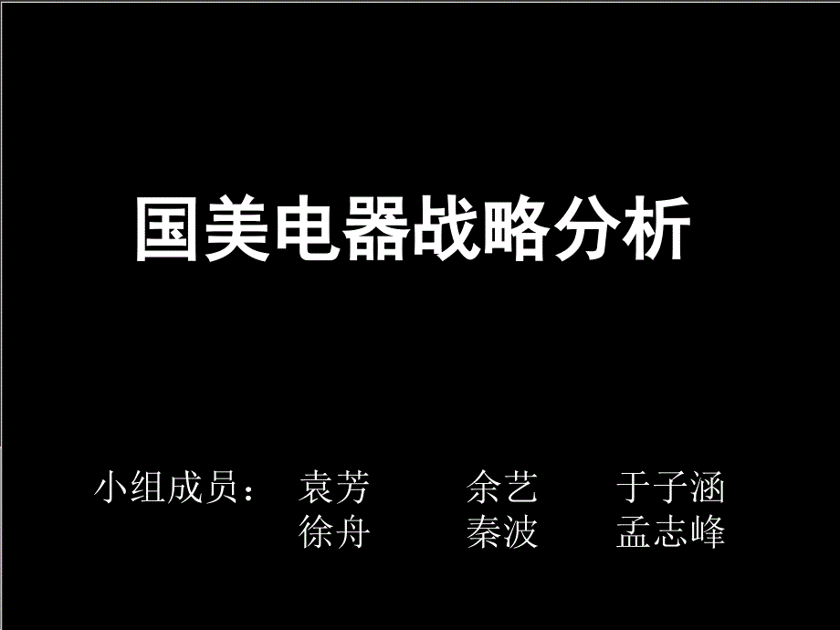 电器战略分析2_第1页