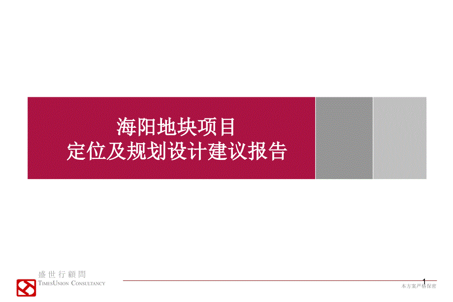 地块项目定位及规划设计建议报告_第1页