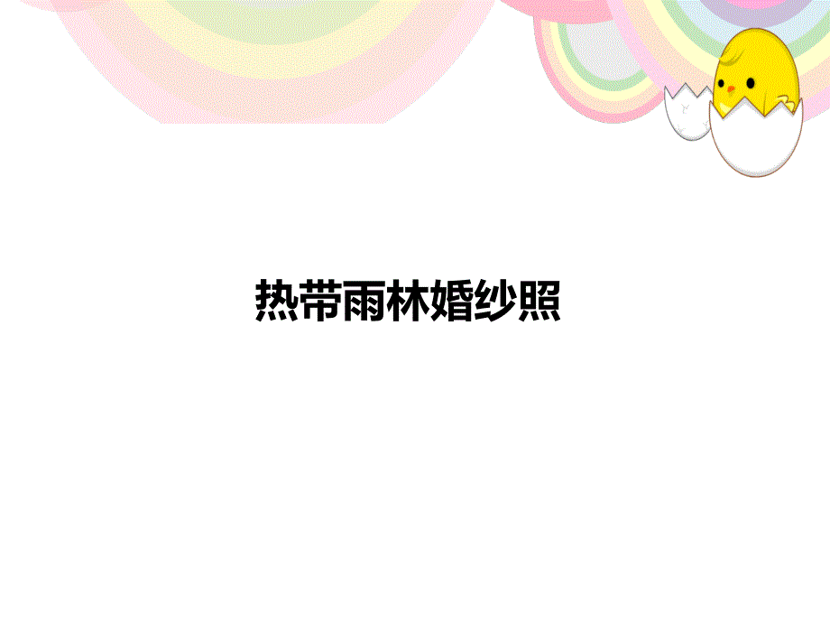 热带雨林婚纱照_第1页