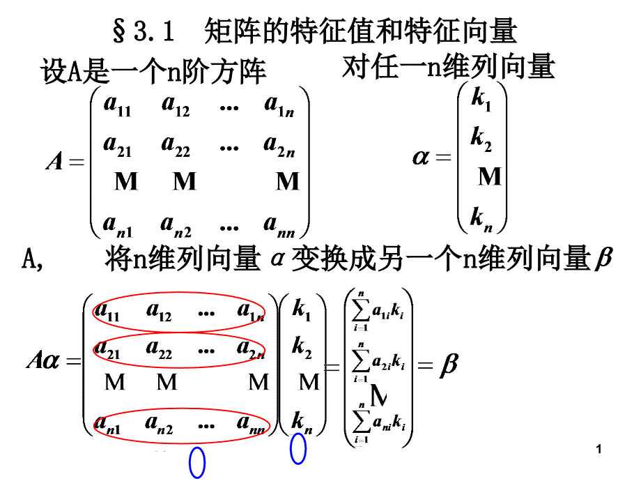 矩阵特征值以及特征向量_第1页