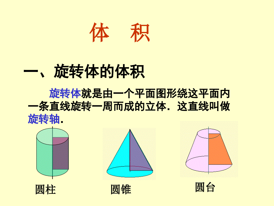 微积分计算体积_第1页