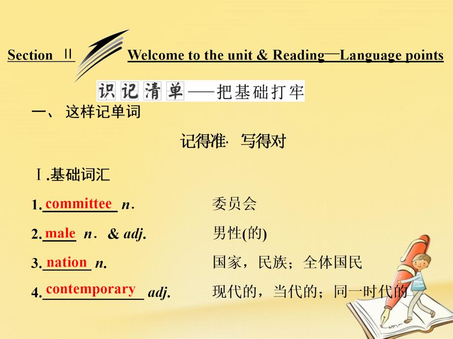 20172018学年高中英语 unit 2 sporting events section ⅱ welcome to the unitamp; readinglanguage points课件 牛津译林版必修4_第1页