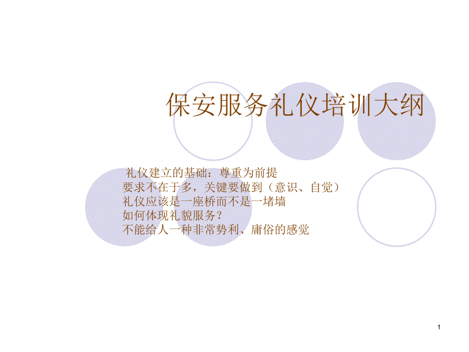 保安服务接待礼仪_第1页