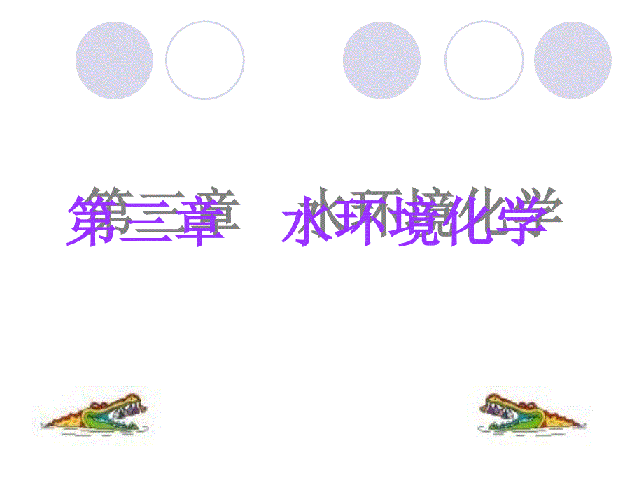 水中无机污染物的迁移转化_第1页