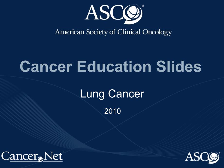 lung cancercancer education slides_第1页