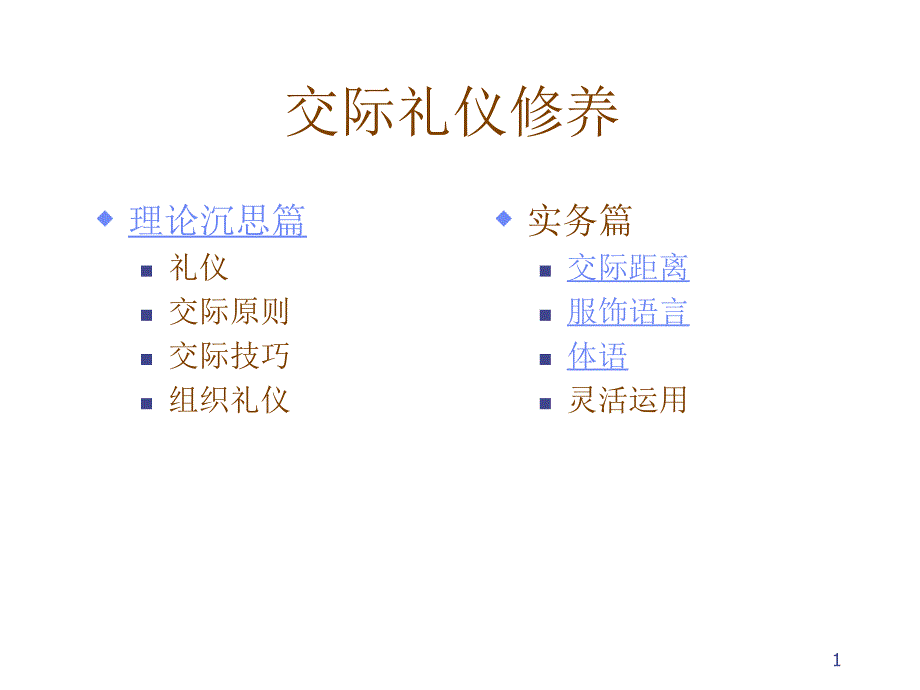 交际礼仪修养_第1页