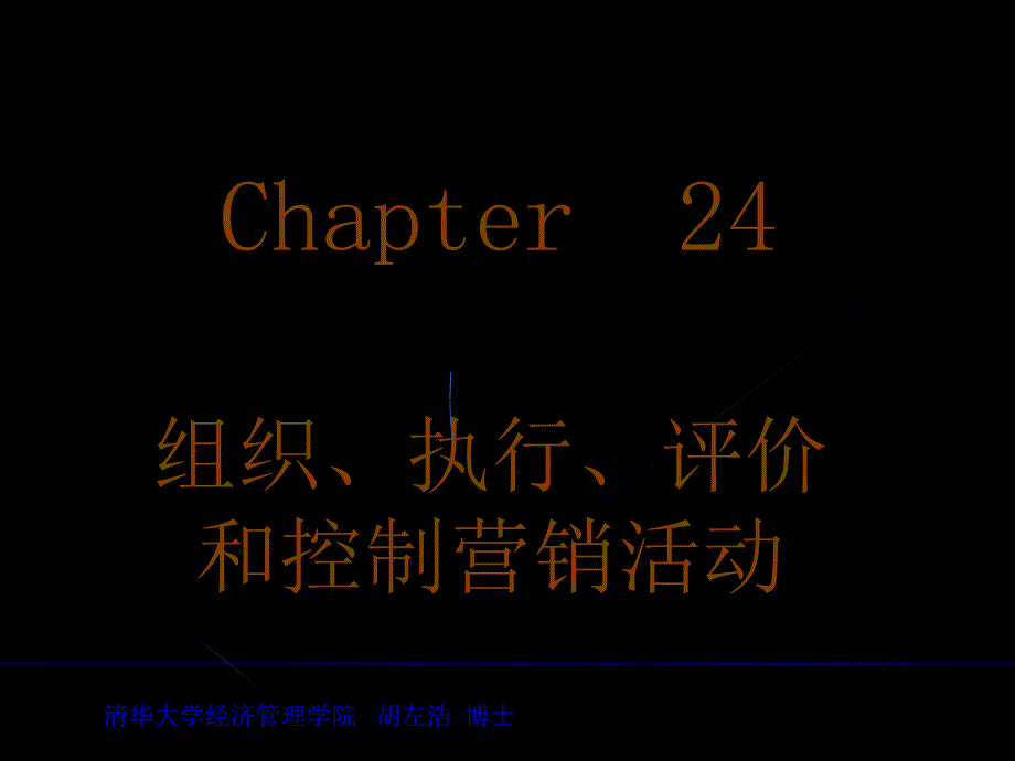 【管理类】组织、执行、评价和控制营销活动_第1页