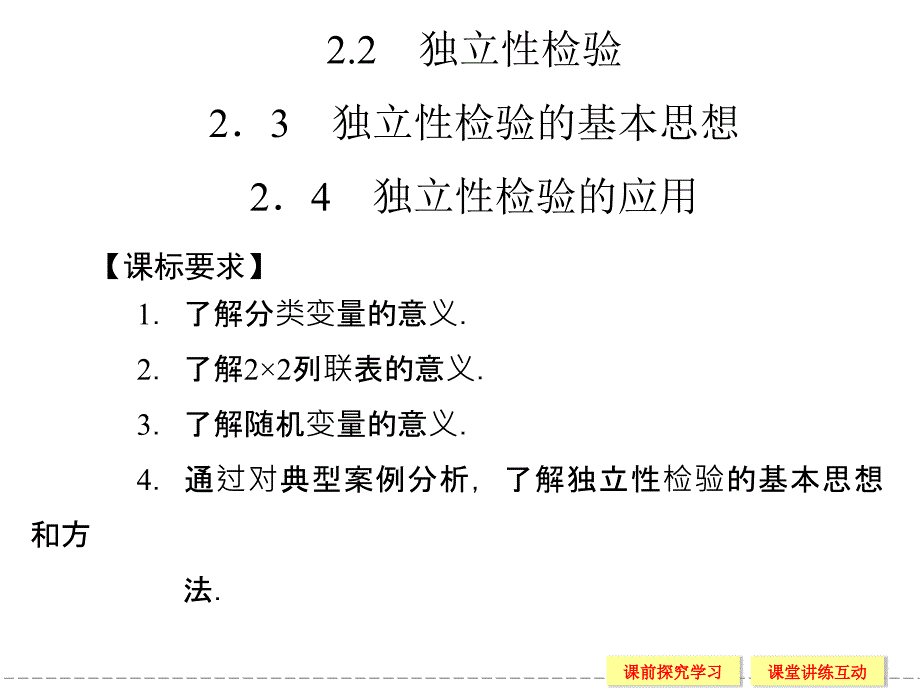 独立性检验高二数学_第1页