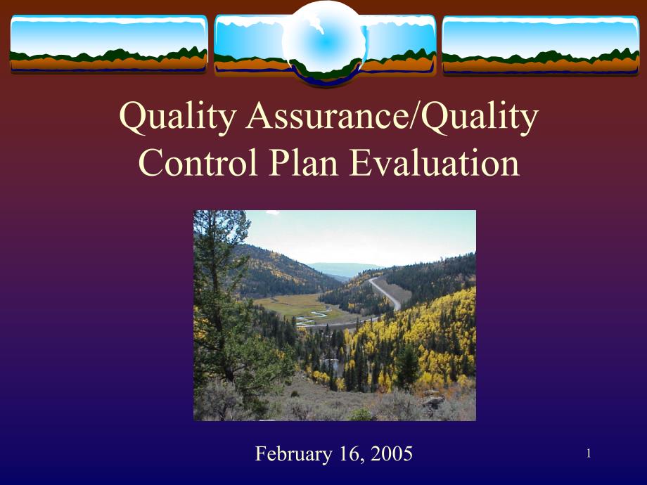 Quality AssuranceQuality Control Plan Evaluation_第1页