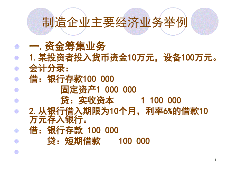 制造企业主要经济业务举例_第1页