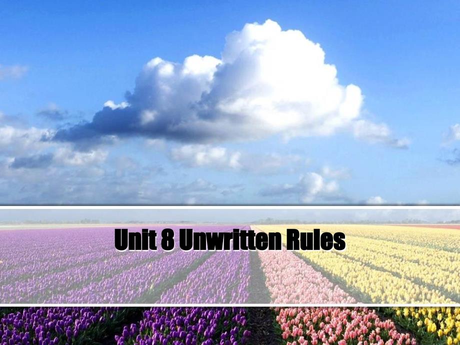 21世纪大学英语读写教程unit8－Unwritten rules_第1页