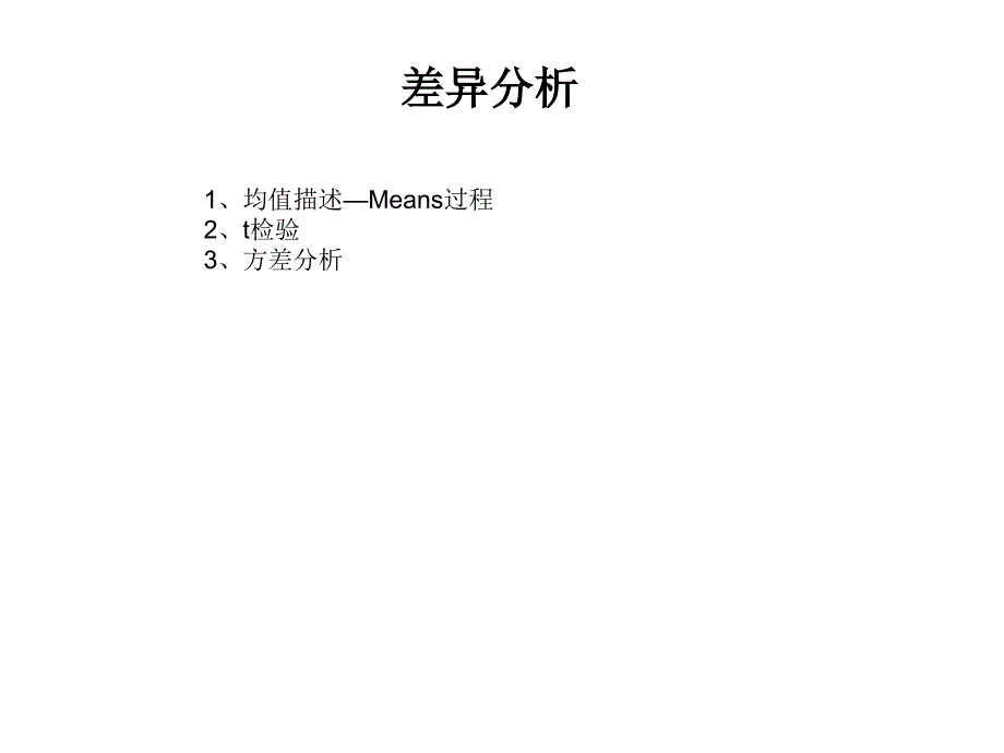 SPSS统计剖析—差异剖析_第1页