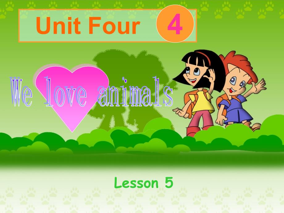 pep版小学英语三年级上册《unit 4 we love animals》课件：lesson 5[教育]_第1页