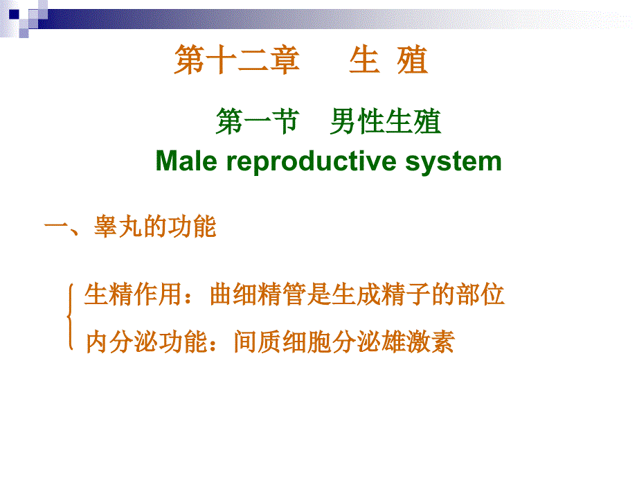 生理学经典第十二章生殖_第1页