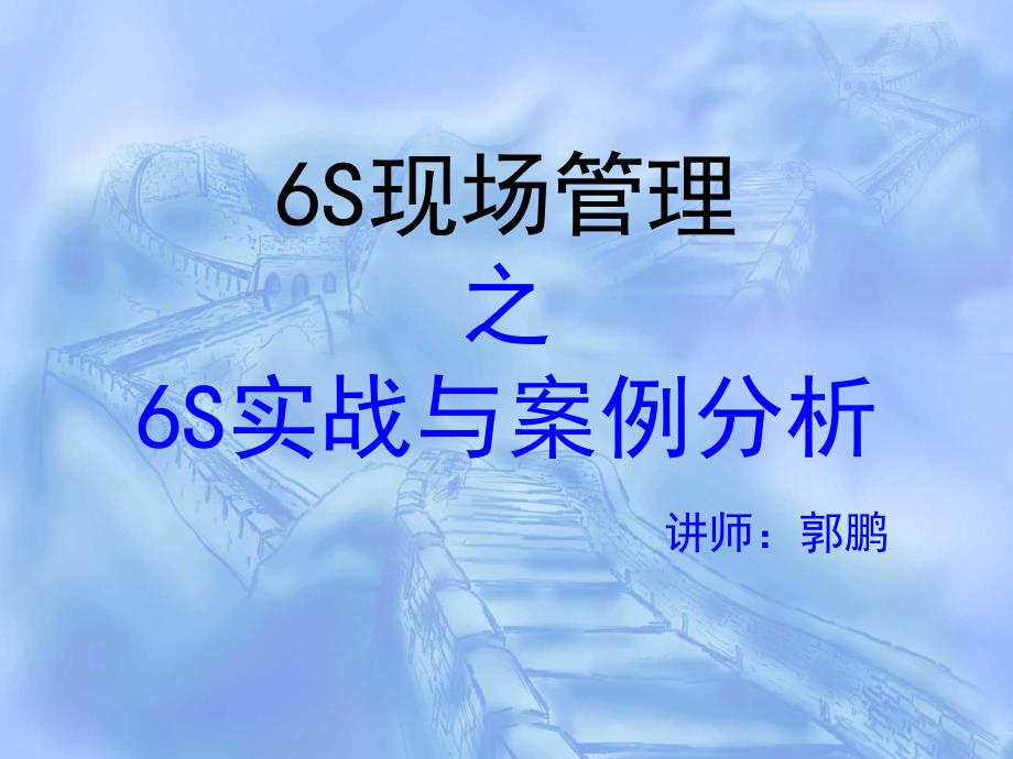 6S管理实战与案例分析_第1页